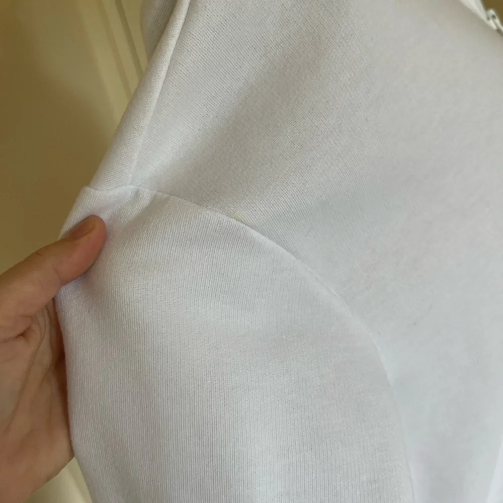Adidas White Pullover with Black Logo - Picture 5 of 7